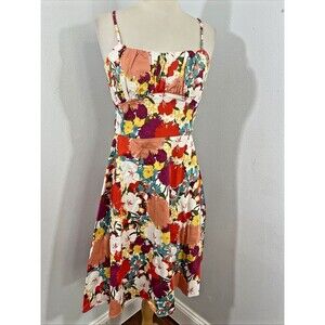 APNY Mini Dress Women 6 Floral Babydoll‎ Festival Party Bloomcore